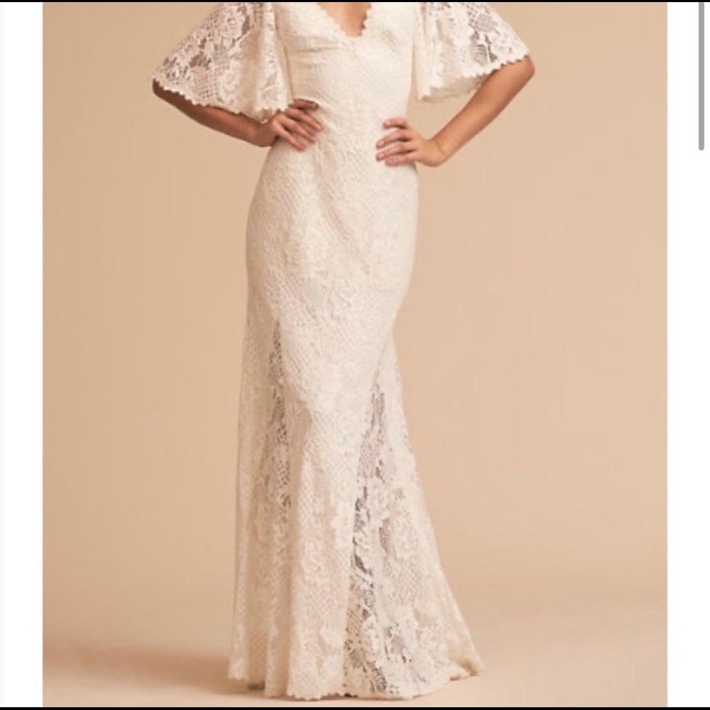 Tadashi Shoji Wedding Dress from BHLDN size 10